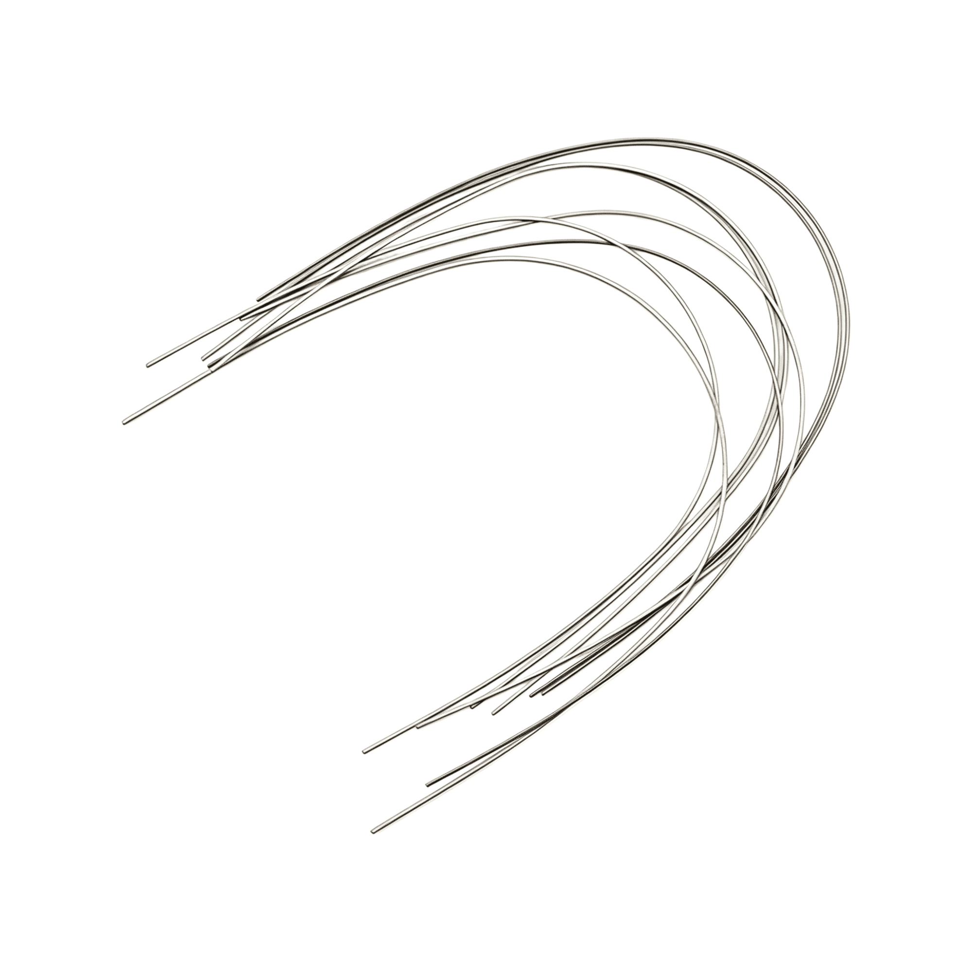 Orthodontic archwires arranged by product type