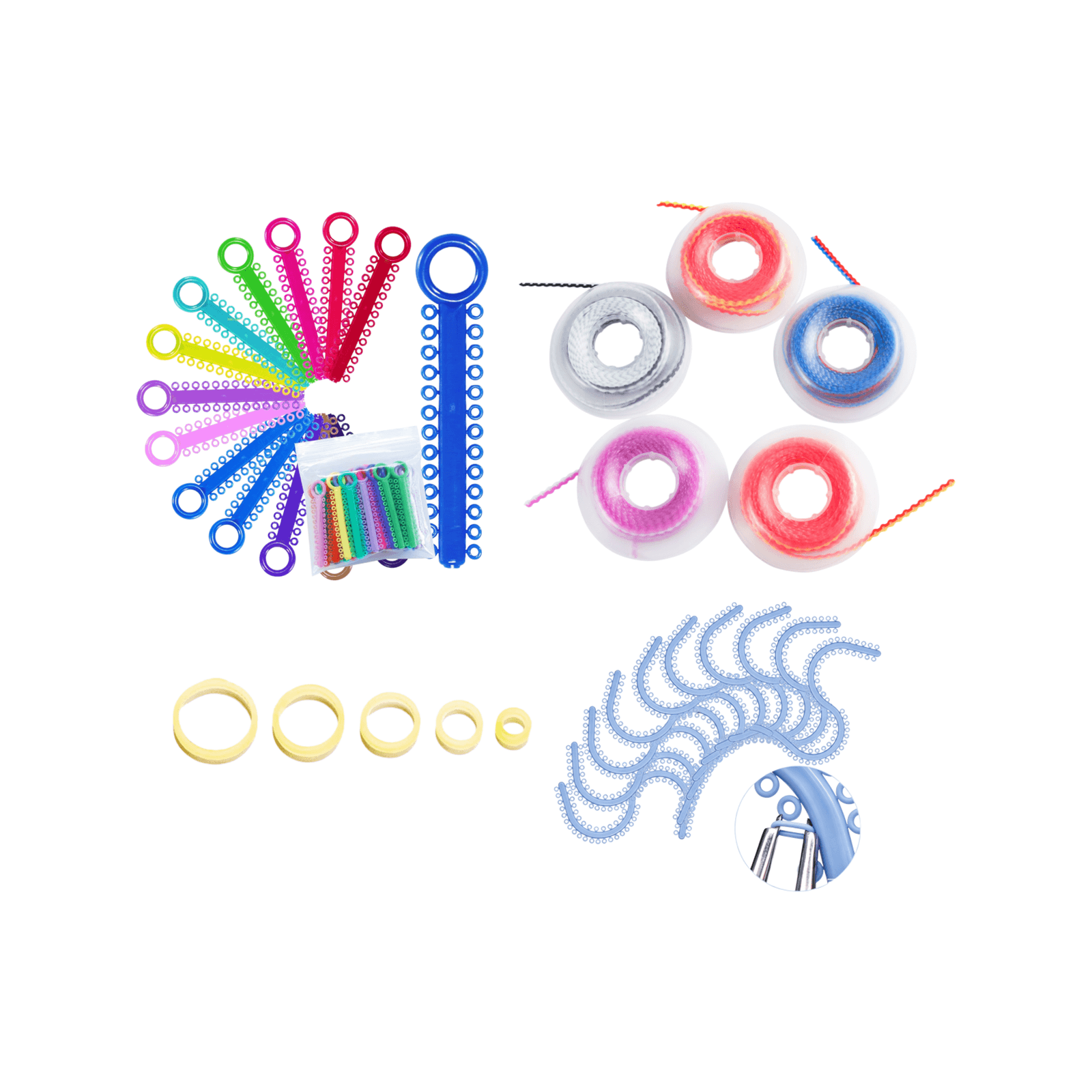 Orthodontic elastomeric products