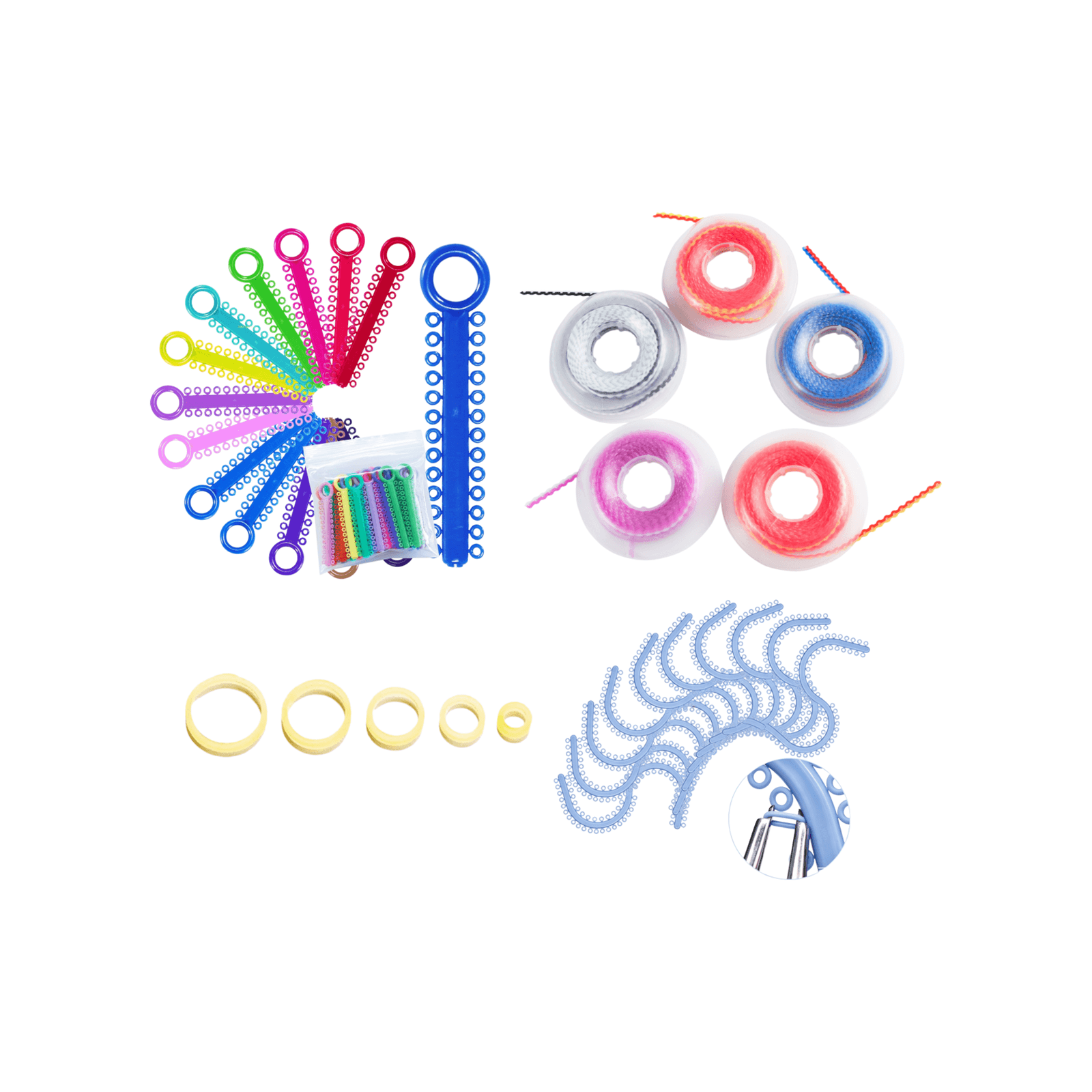 Orthodontic elastomeric products
